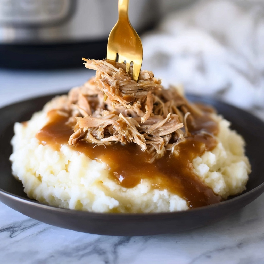 Crock Pot Chicken and Gravy Recipe - Recipe Image