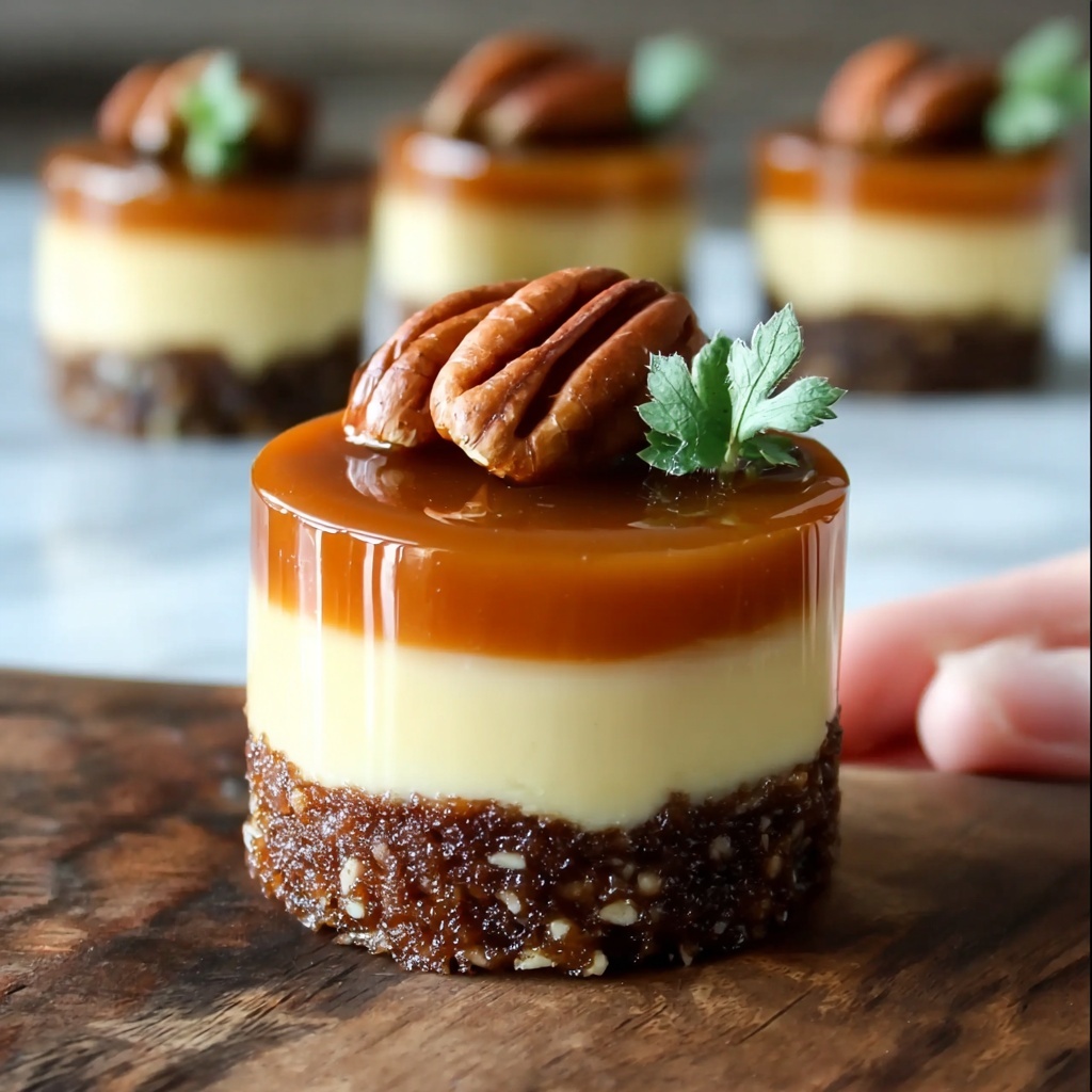 Mini Turtle Cheesecakes Recipe - Recipe Image