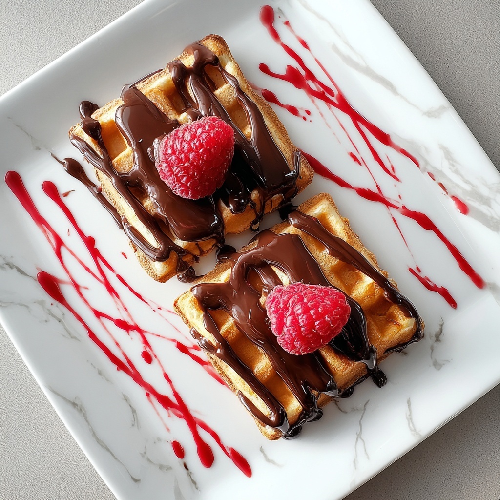 Chocolate Fudge Pop Tarts with Raspberry Glaze Recipe - Recipe Image