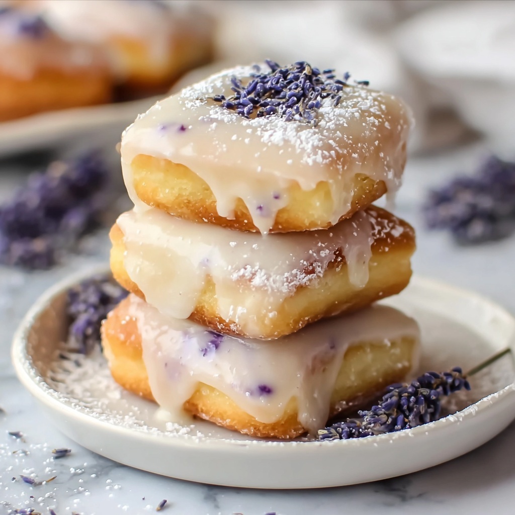 Vegan Lavender Vanilla Bean French Beignets Recipe - Recipe Image