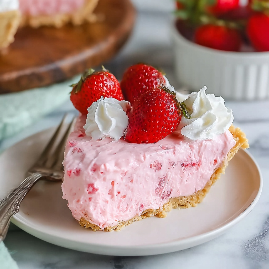 Kool Aid Pie: A Fun and Easy No-Bake Strawberry Dessert Recipe - Recipe Image