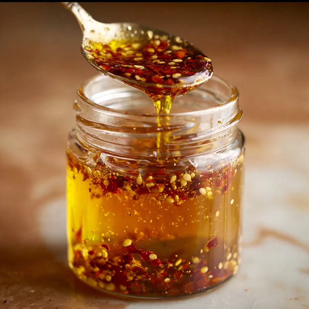 Chili Garlic Oil - Salt-Free Recipe - Recipe Image