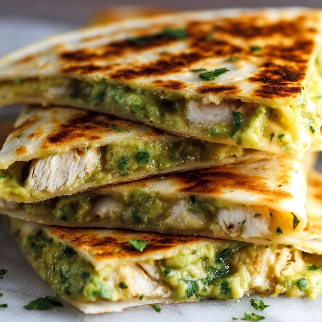 Mini Chicken Avocado Quesadillas Recipe - Recipe Image