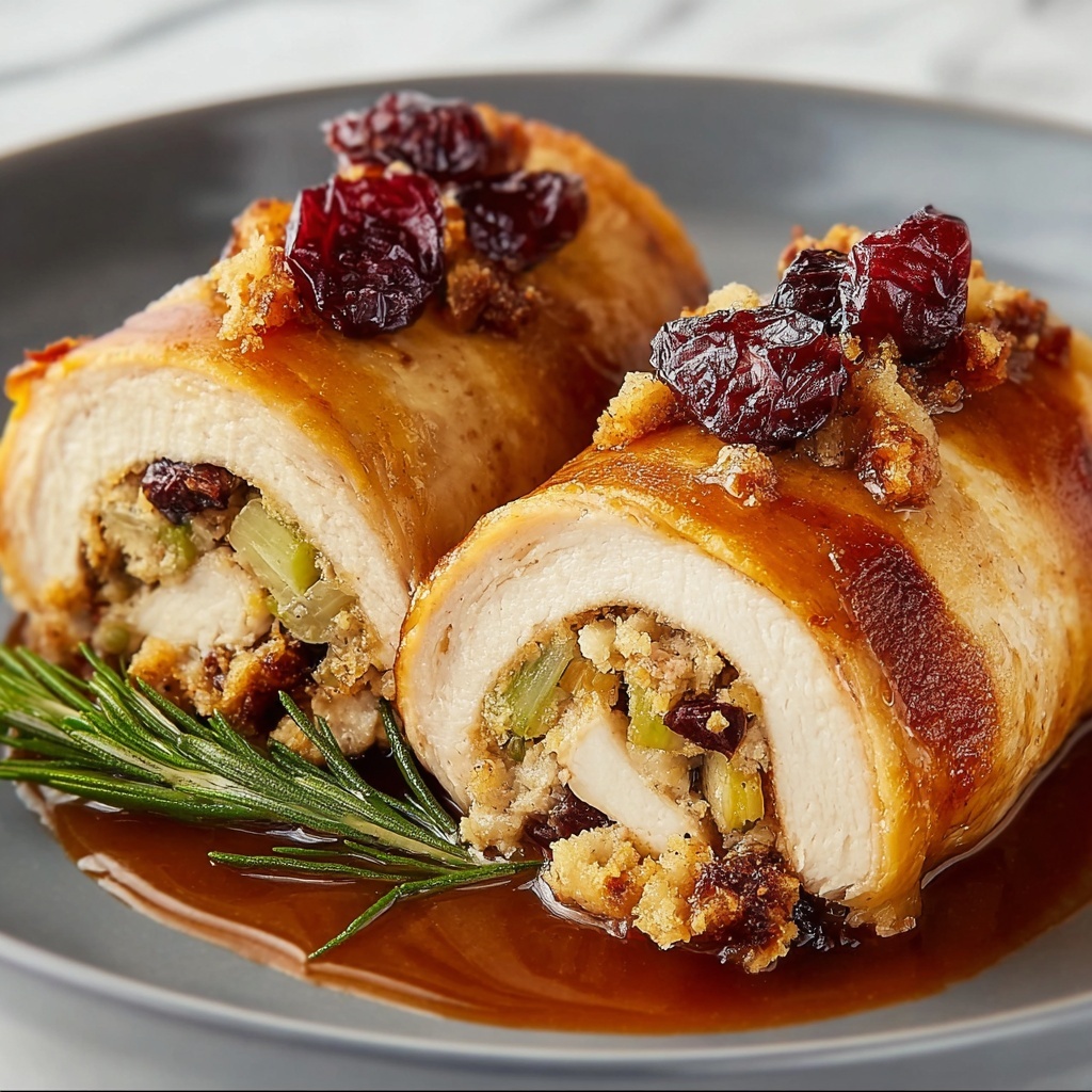 Turkey & Stuffing Roll-Ups Recipe - Recipe Image