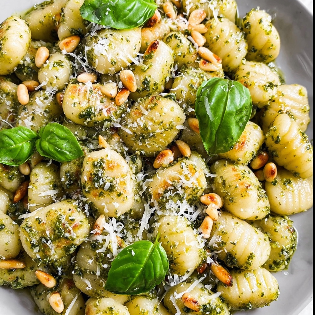 Creamy Chicken Pesto Gnocchi Recipe - Recipe Image