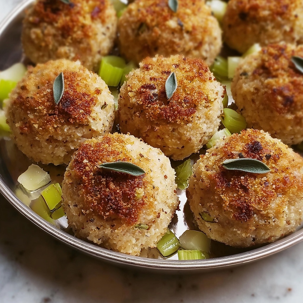 Turkey Stuffing Balls Recipe - Recipe Image