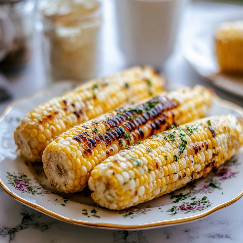Garlic Herb Corn on the Cob Recipe - Recipe Image