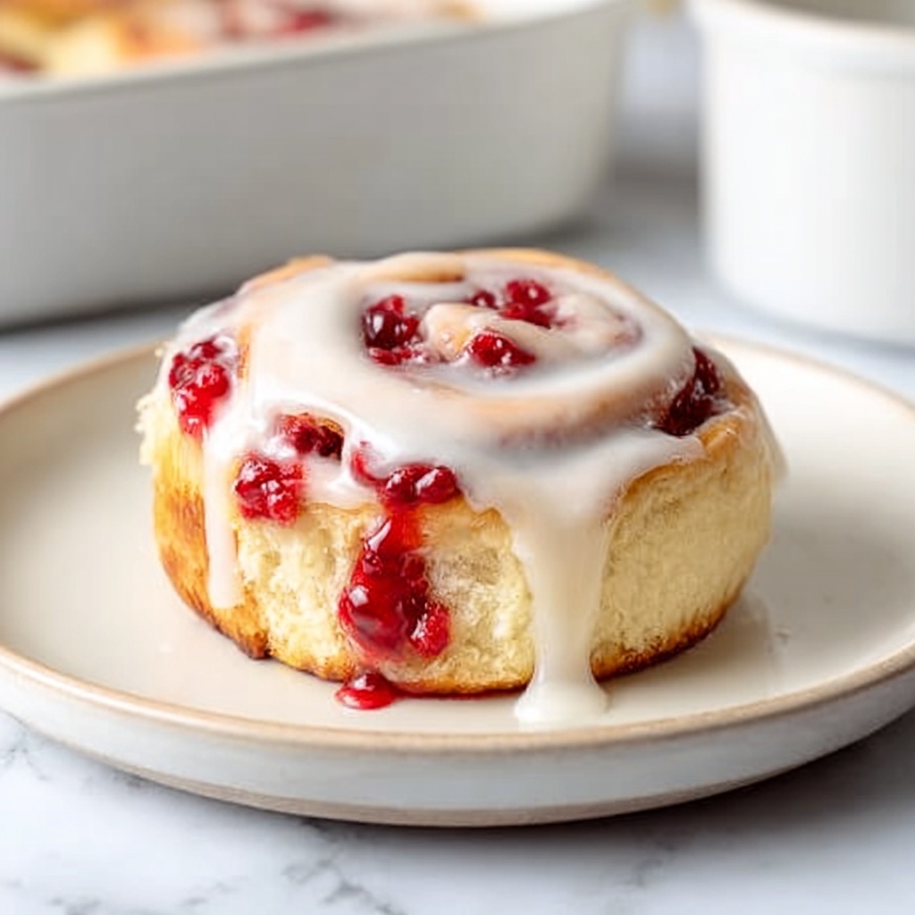 Strawberry Cheesecake Cinnabon Rolls Recipe - Recipe Image