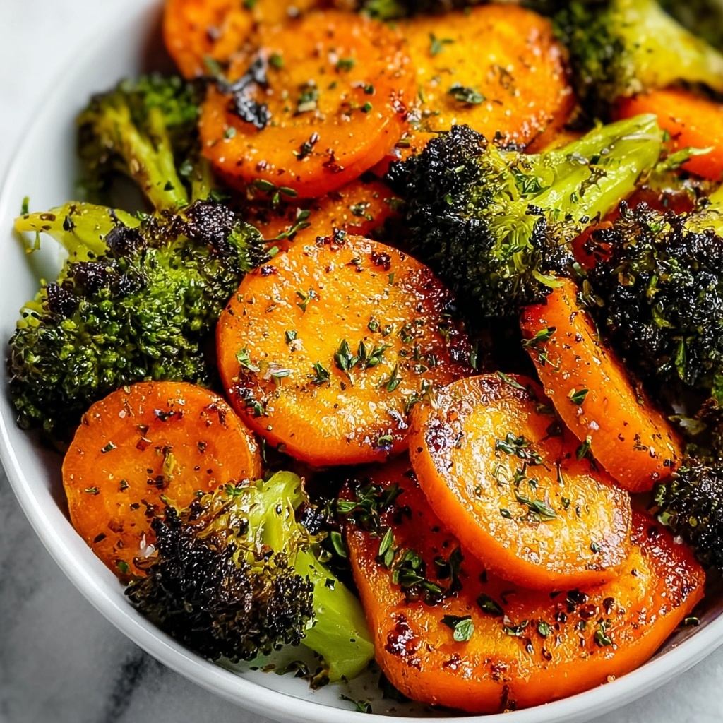Roasted Broccoli and Carrots Recipe - Recipe Image