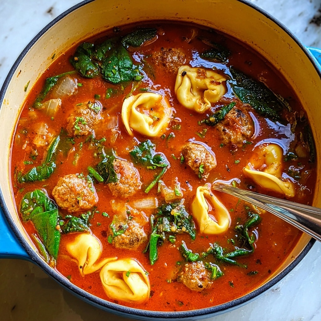 Meatball and Tortellini Soup Recipe - Recipe Image