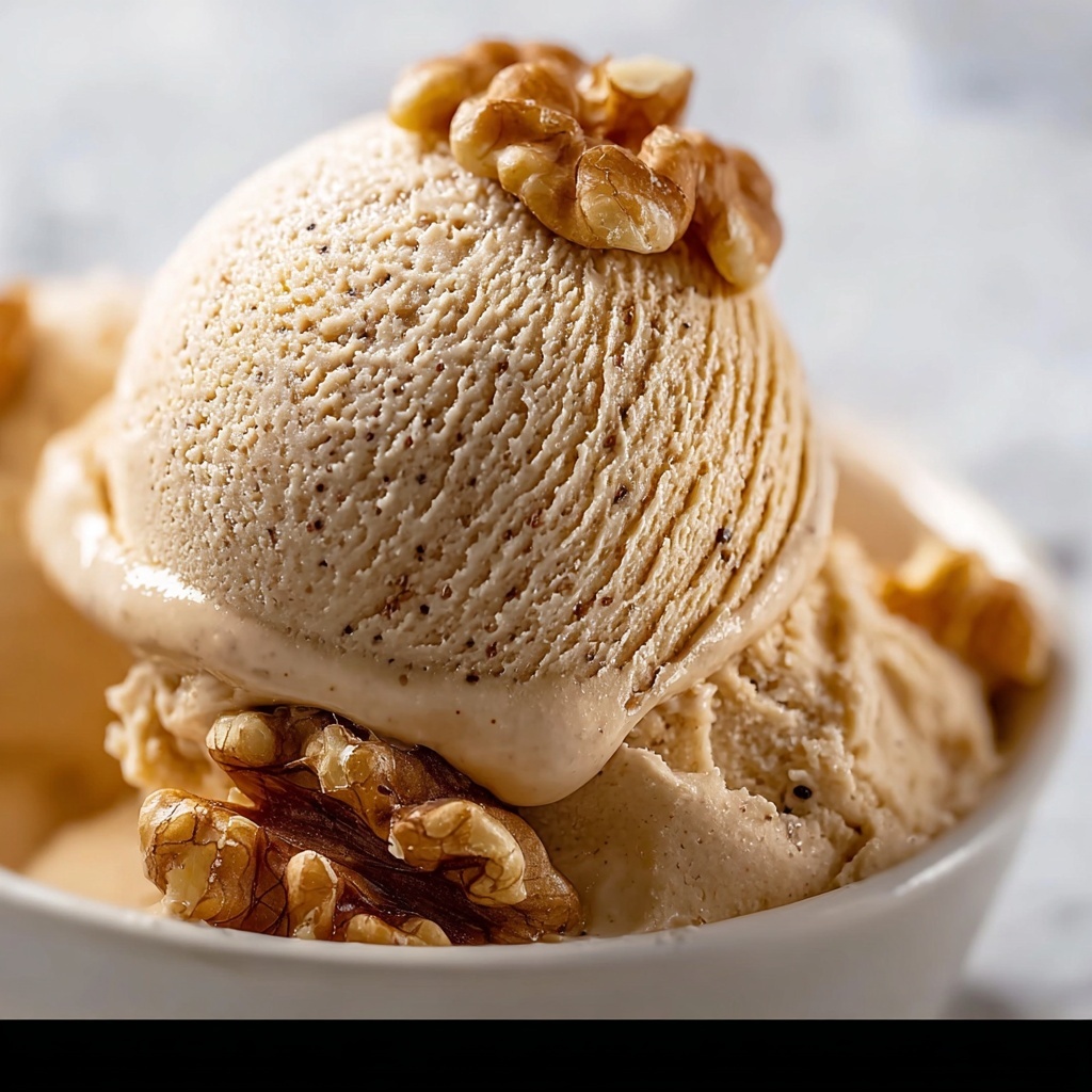 Pumpkin Spice Ice Cream with Walnuts Recipe - Recipe Image
