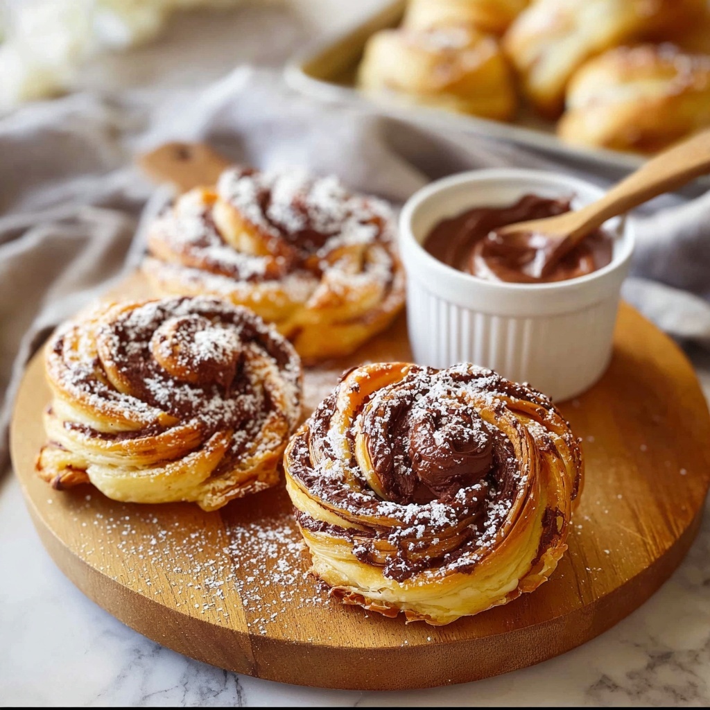 Nutella Puff Pastries Recipe - Recipe Image