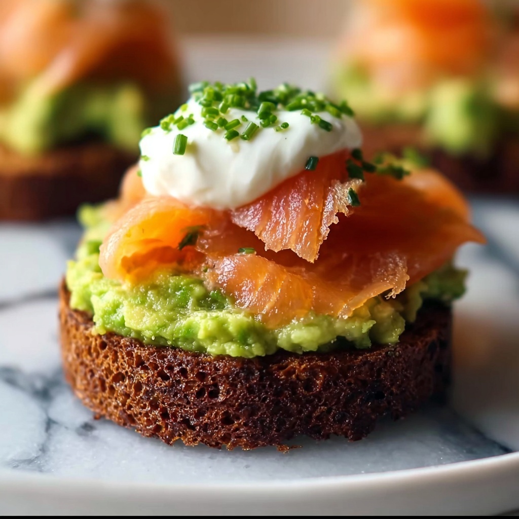 Spanish Avocado Smoked Salmon Bites Recipe - Recipe Image