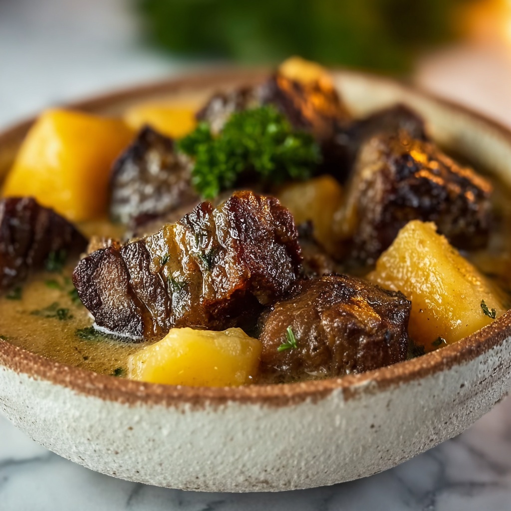 Amish Farmhouse Beef and Potato Casserole Recipe - Recipe Image