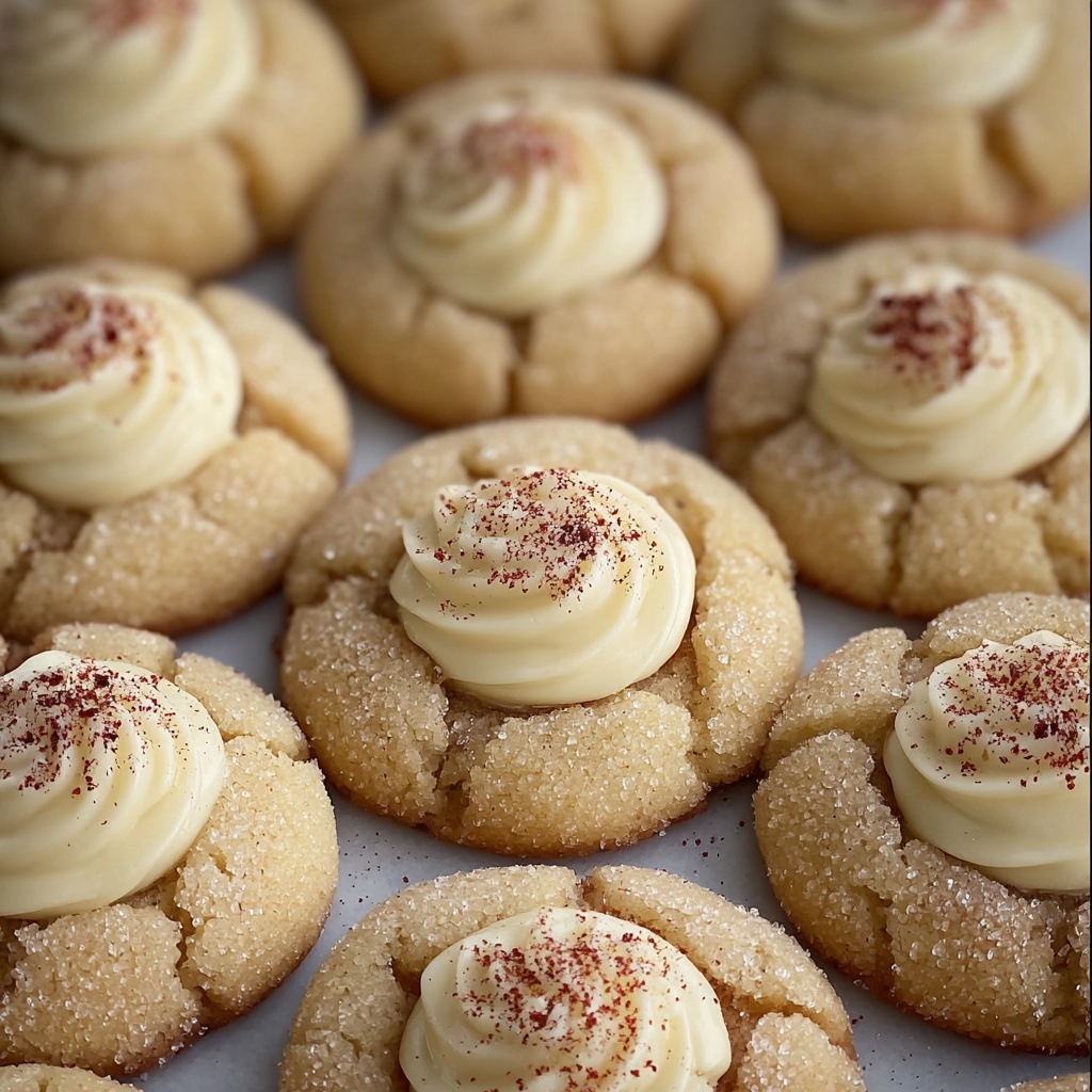 Eggnog Snickerdoodle Thumbprint Cookies Recipe - Recipe Image