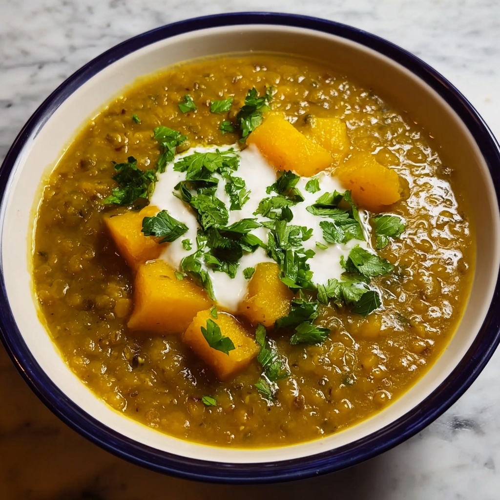 Spiced Pumpkin Lentil Soup Recipe - Recipe Image