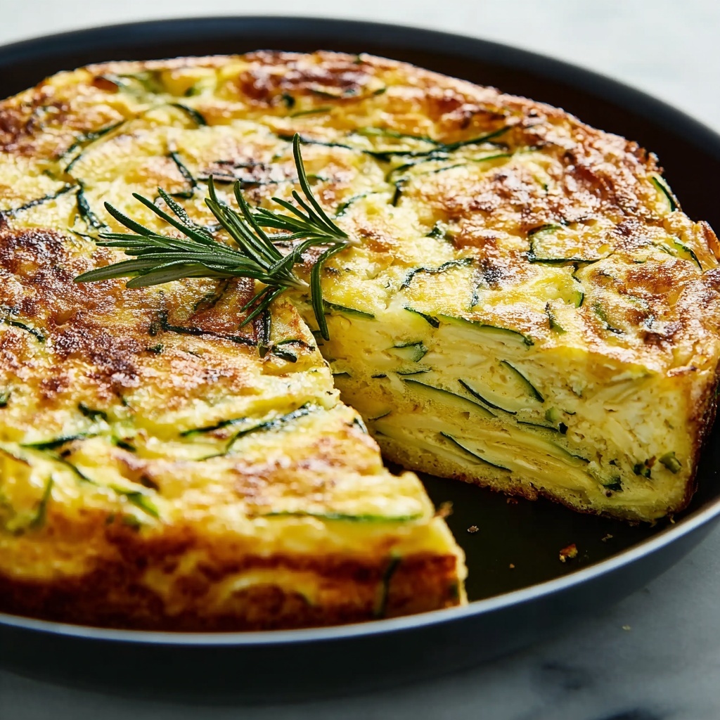 Zucchini & Cheddar Frittata Recipe - Recipe Image