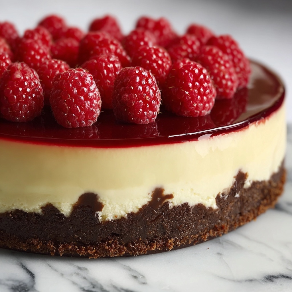 White Chocolate Raspberry Cheesecake Recipe - Recipe Image