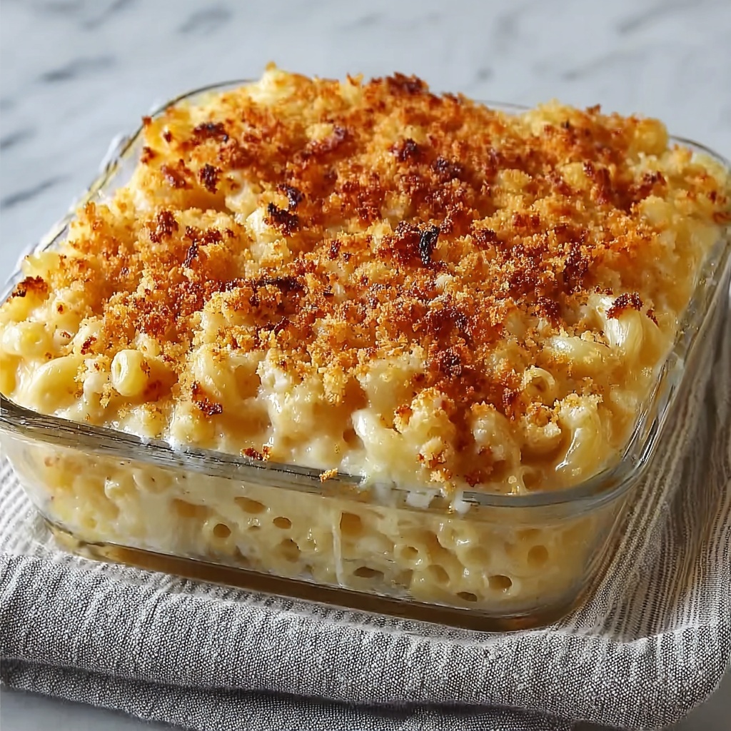 Southern Macaroni and Cheese Casserole Recipe - Recipe Image