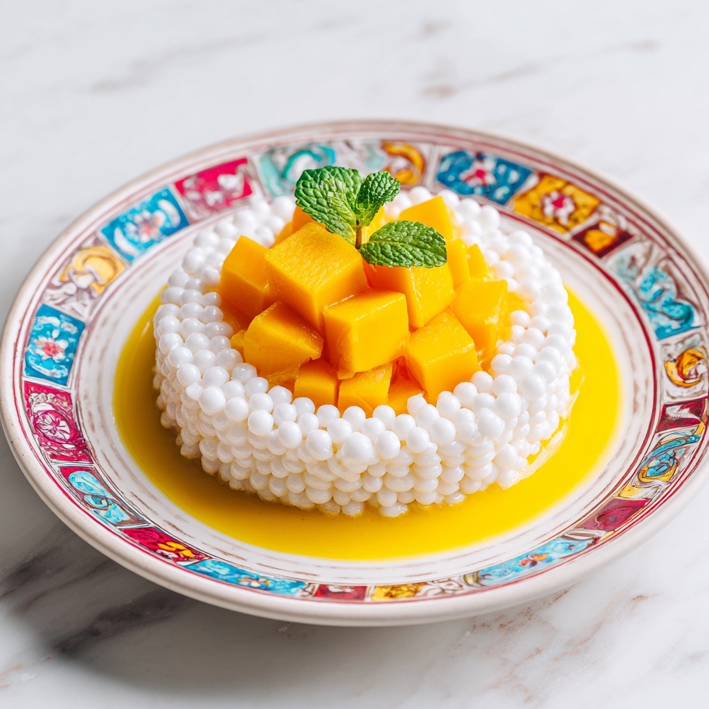 Mango with Tapioca Pearls Recipe - Recipe Image