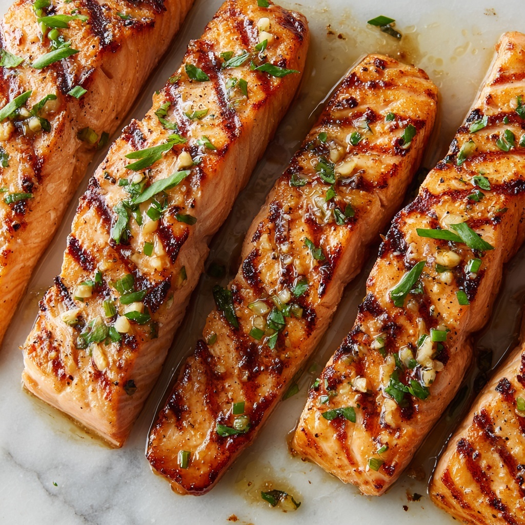 Honey Garlic Glazed Salmon Recipe - Recipe Image