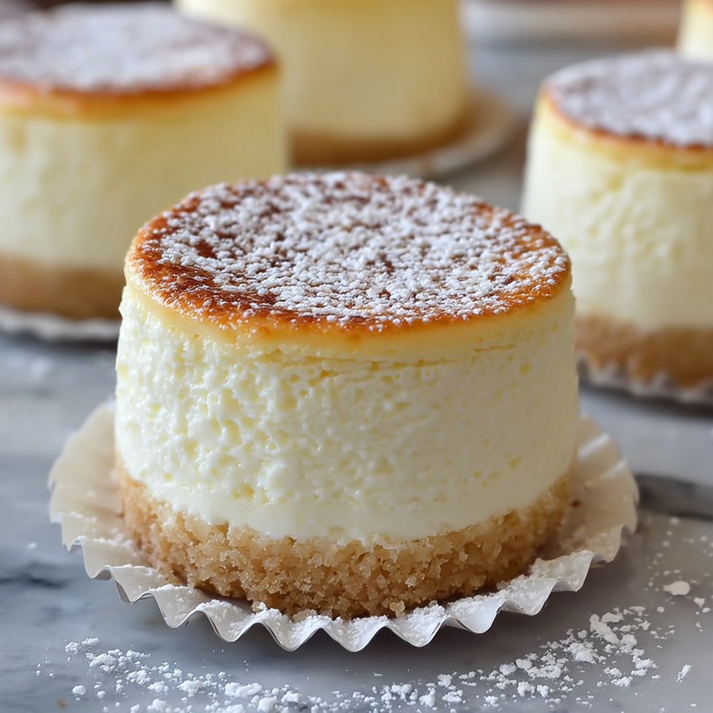 Mini Japanese Cheesecake Bites Recipe - Recipe Image