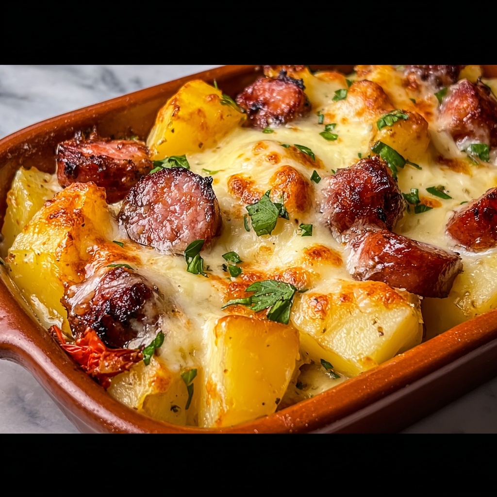 Oven-Roasted Smoked Sausage and Potatoes Recipe - Recipe Image