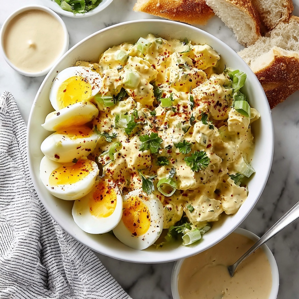 Egg Salad with Fresh Parsley, Celery, and Green Onions Recipe - Recipe Image