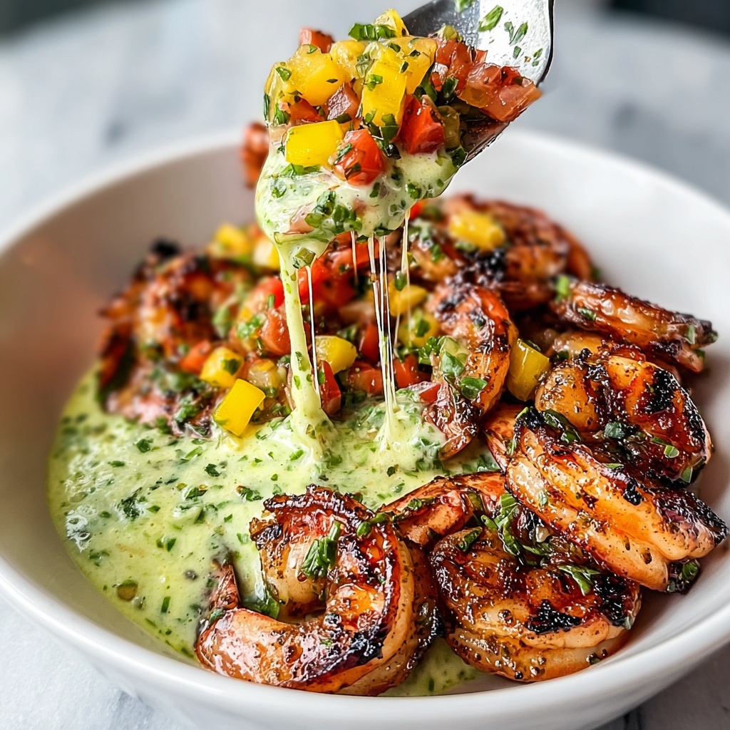 Grilled Shrimp & Avocado Salad Recipe - Recipe Image