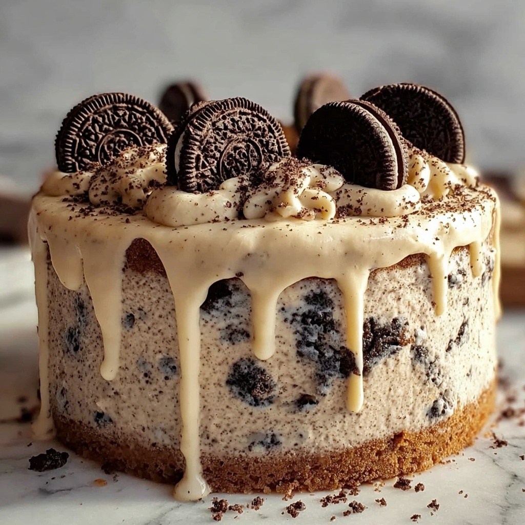 Oreo Honeybun Cake with Cinnamon Cookies 'n Cream Icing Recipe - Recipe Image