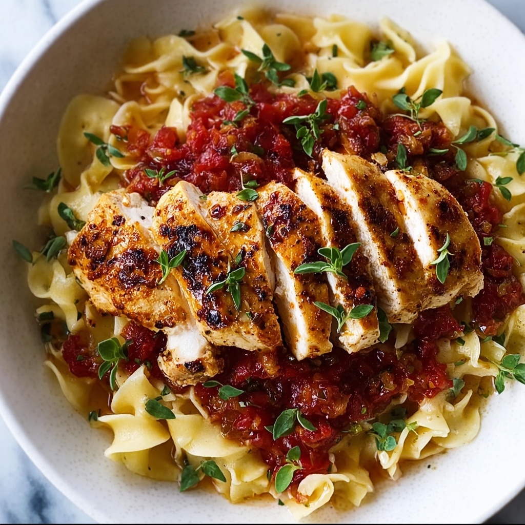 Chicken Boscaiola Pasta Recipe - Recipe Image