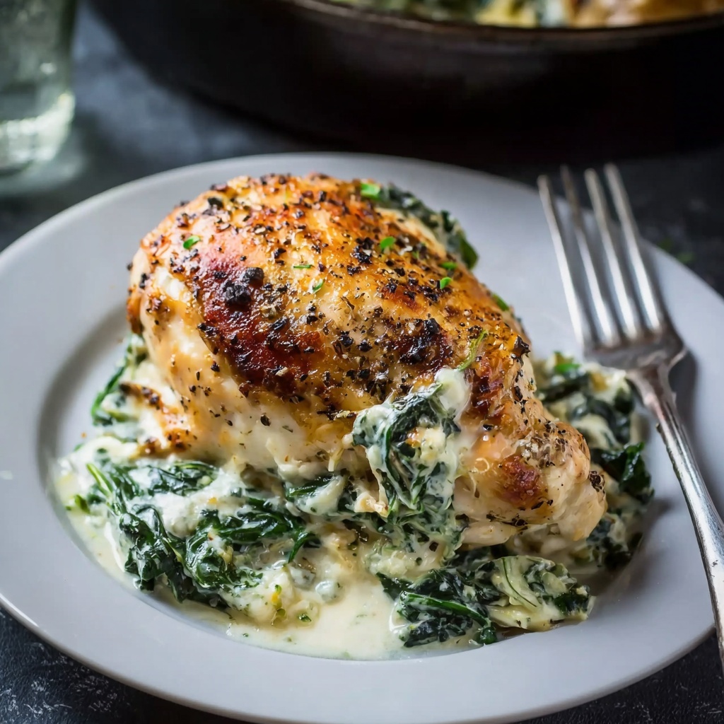 Spinach Stuffed Chicken Recipe - Recipe Image