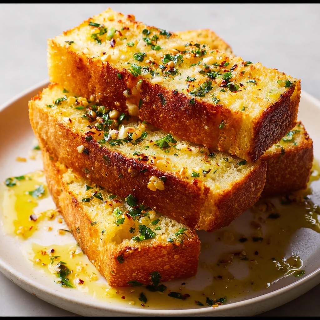 Garlic Bread Focaccia Recipe - Recipe Image