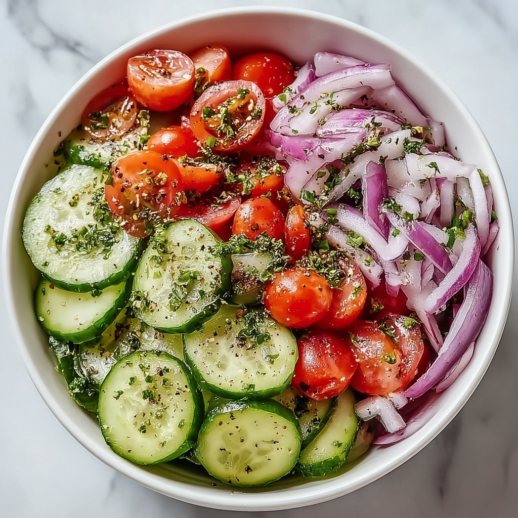 Cucumber Tomato Salad Recipe - Recipe Image