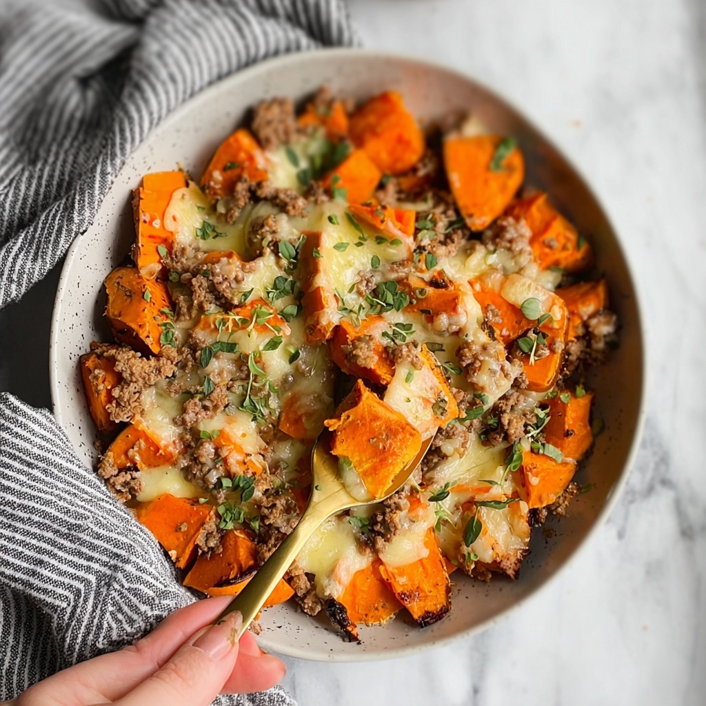 Ground Turkey Sweet Potato Bake Recipe - Recipe Image
