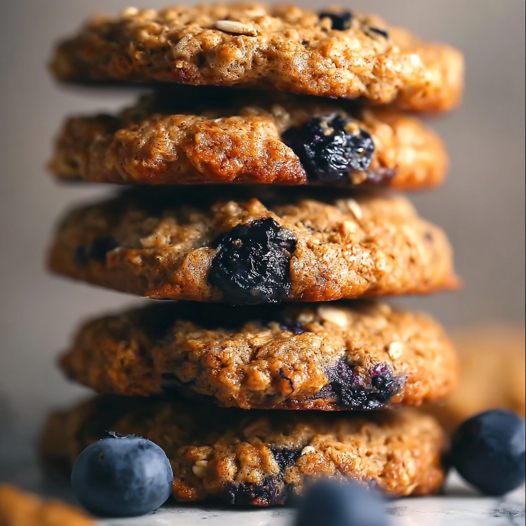 Oatmeal Protein Cookies with Blueberries Recipe - Recipe Image