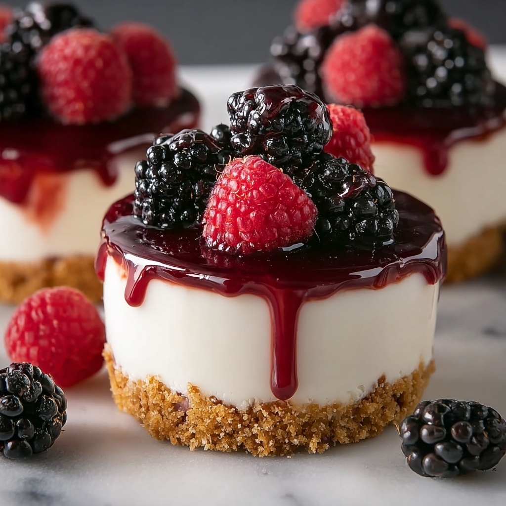 No-Bake Mini Cheesecakes Recipe - Recipe Image