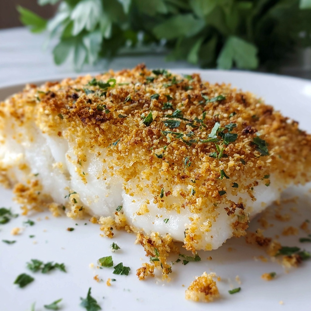 Parmesan Crusted Cod Recipe - Recipe Image