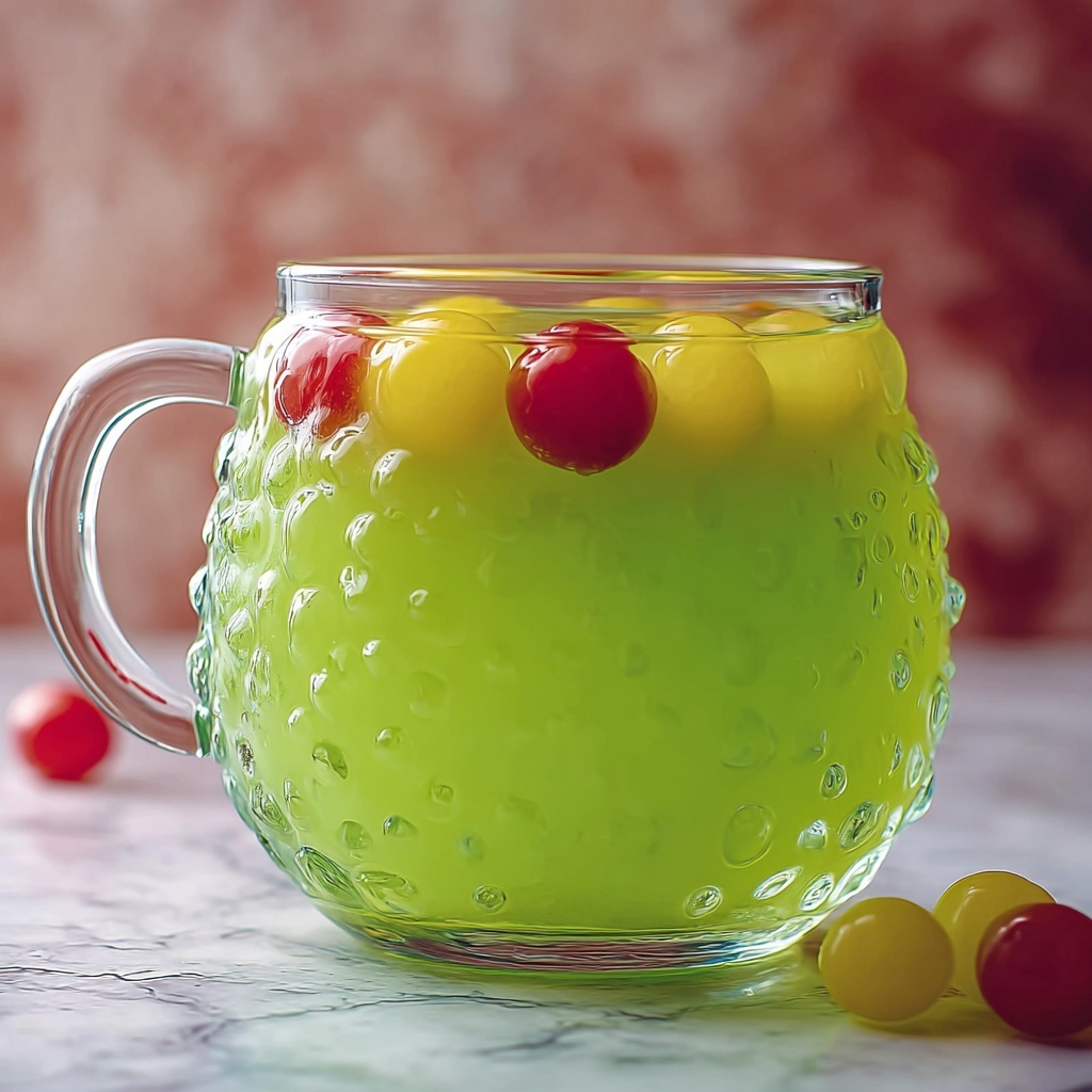 Festive Lime Sherbet Punch Recipe - Recipe Image