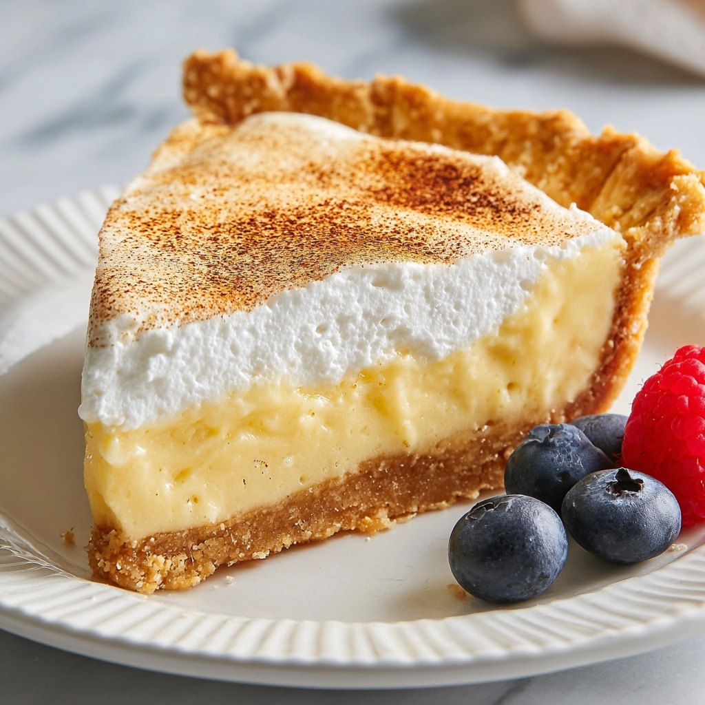 Egg Custard Pie Recipe - Recipe Image