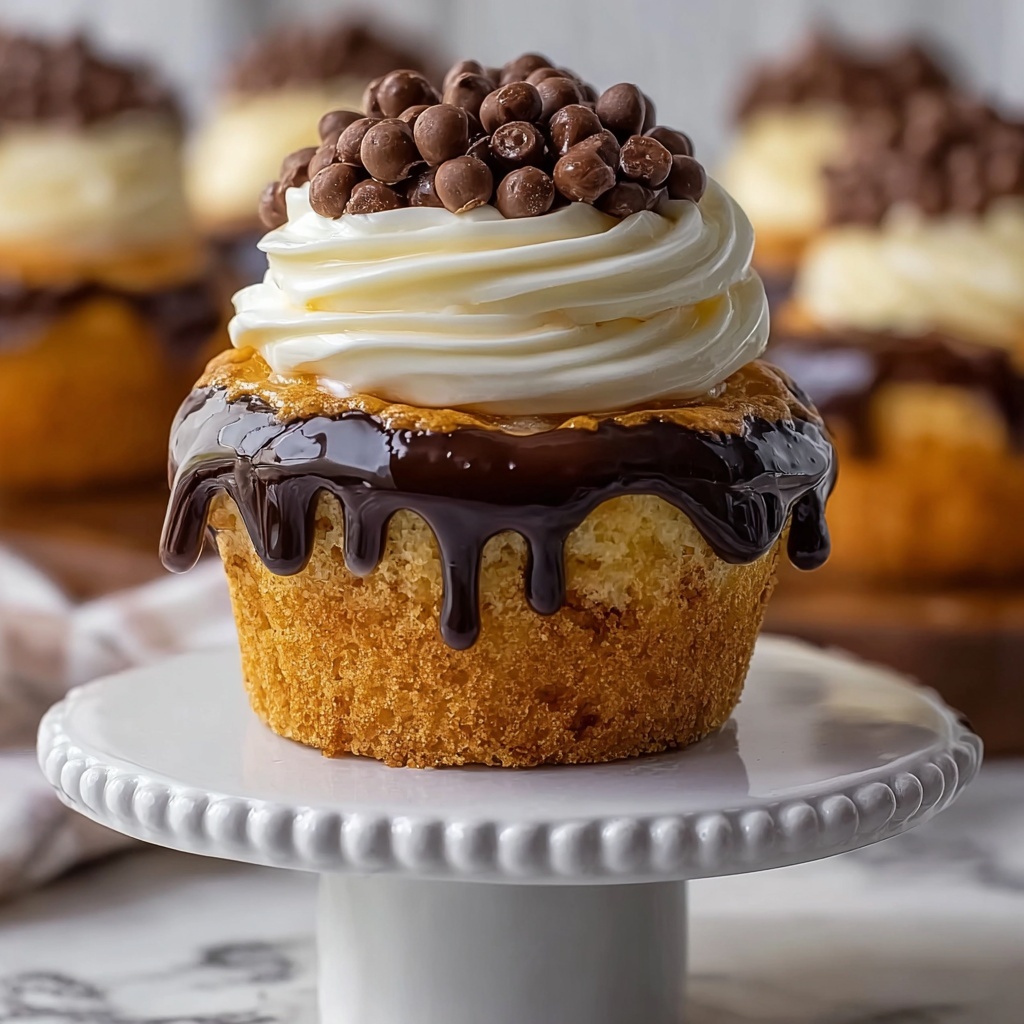Boston Cream Pie Cupcakes Recipe - Recipe Image