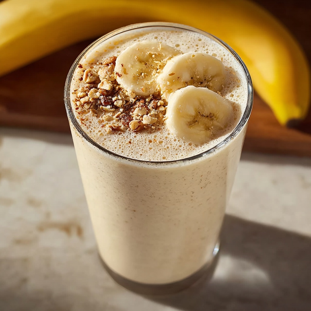 Easy Banana Milkshake Recipe - Recipe Image