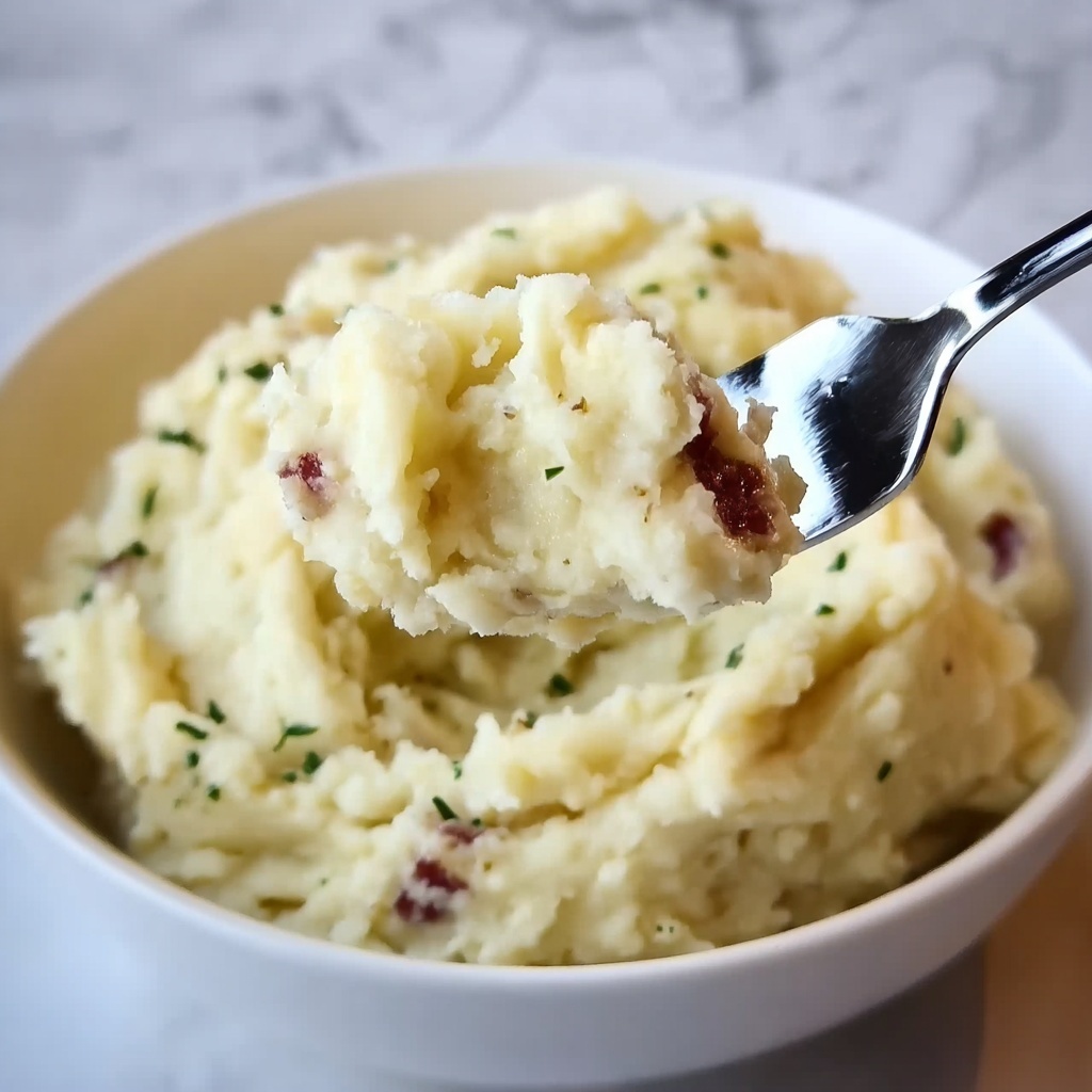Easy Garlic Mashed Potatoes Recipe - Recipe Image