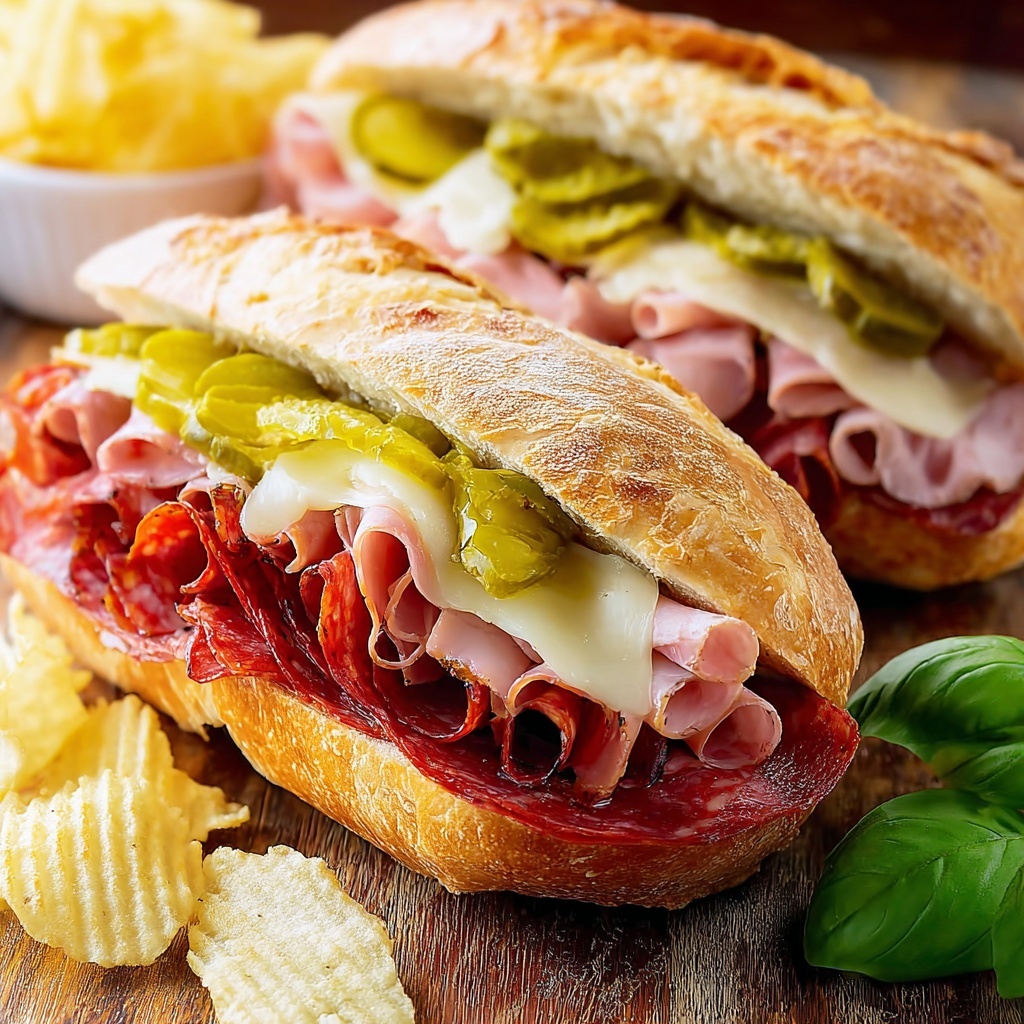 Baked Italian Sub Sandwiches Recipe - Recipe Image