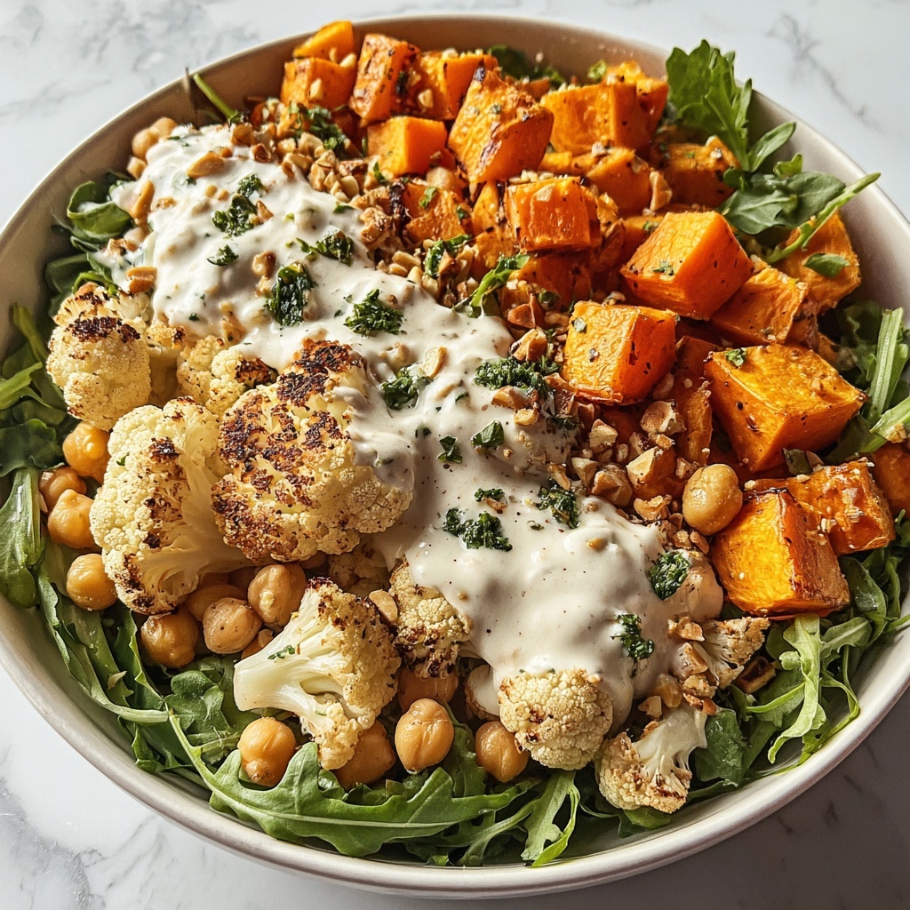 Anti-Inflammatory Glow Bowl with Tahini Yogurt Recipe - Recipe Image