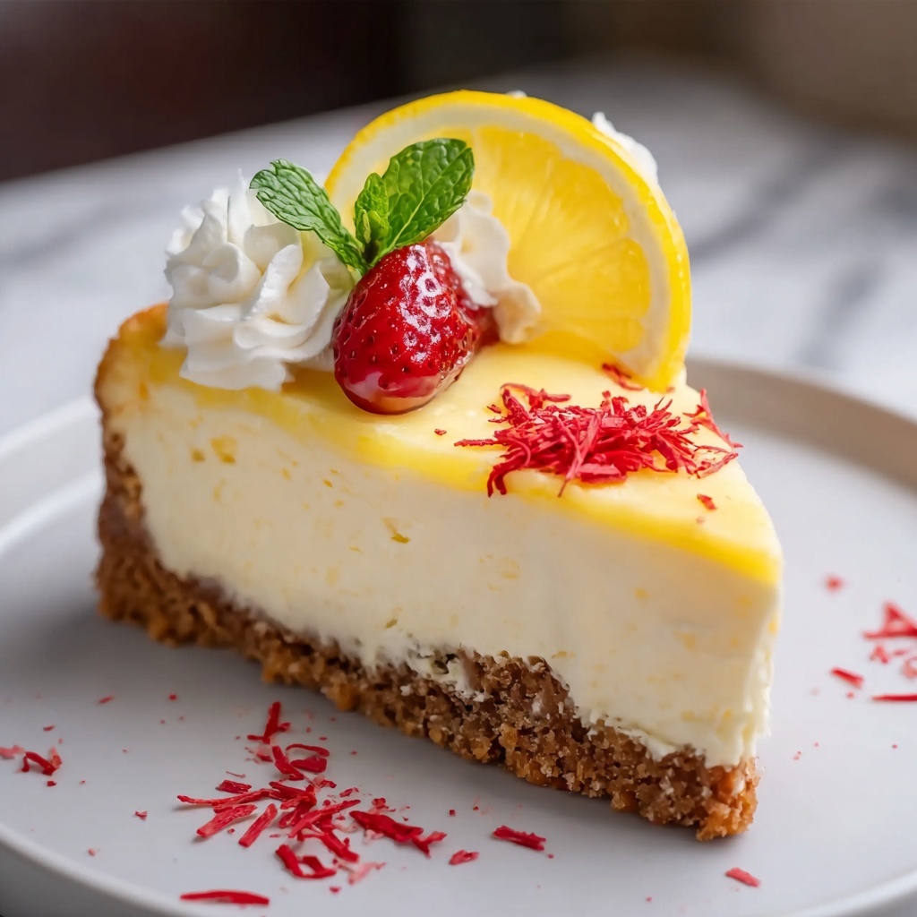Lemon Cheesecake Recipe - Recipe Image