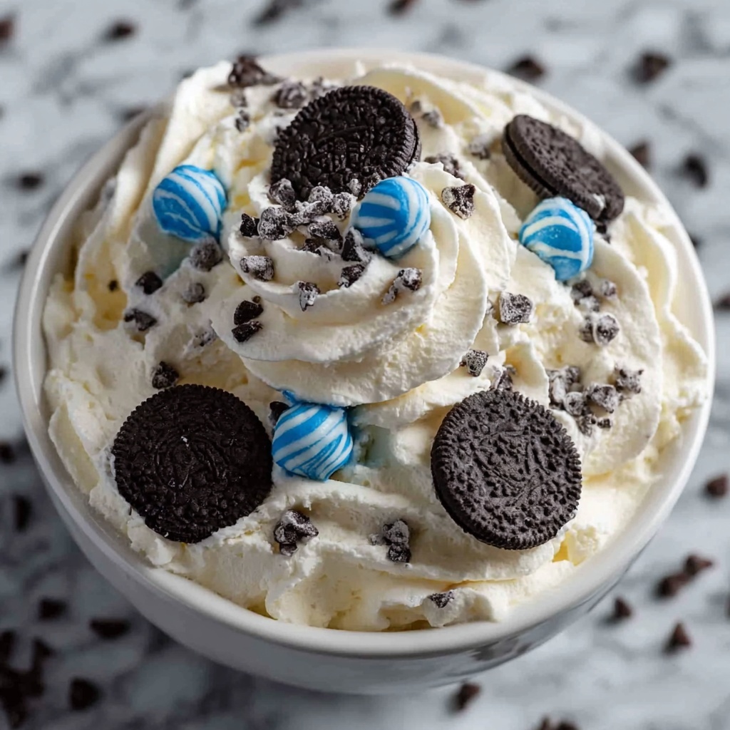 Cookie Monster Fluff Recipe - Recipe Image