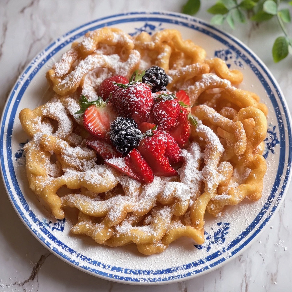 Homemade Funnel Cakes Recipe - Recipe Image
