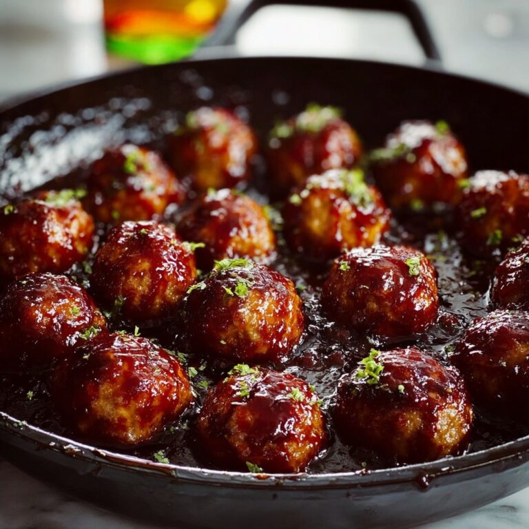 Spicy Honey Garlic Chicken Meatballs Recipe