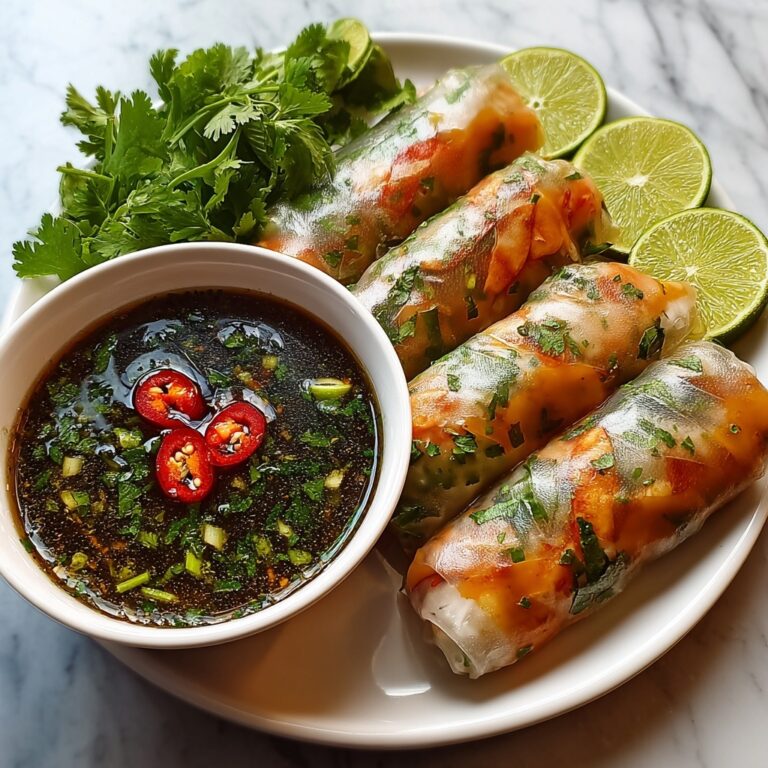 Vietnamese Baked Salmon Spring Rolls Recipe